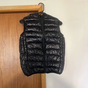 Kids Black Puffer Vest